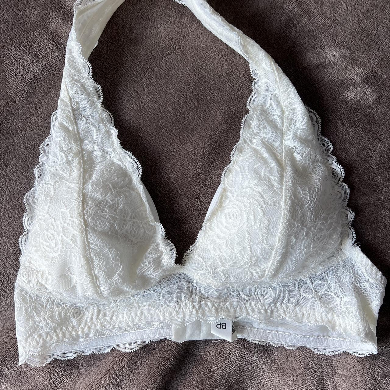 White bralette Bought from target Worn once - Depop