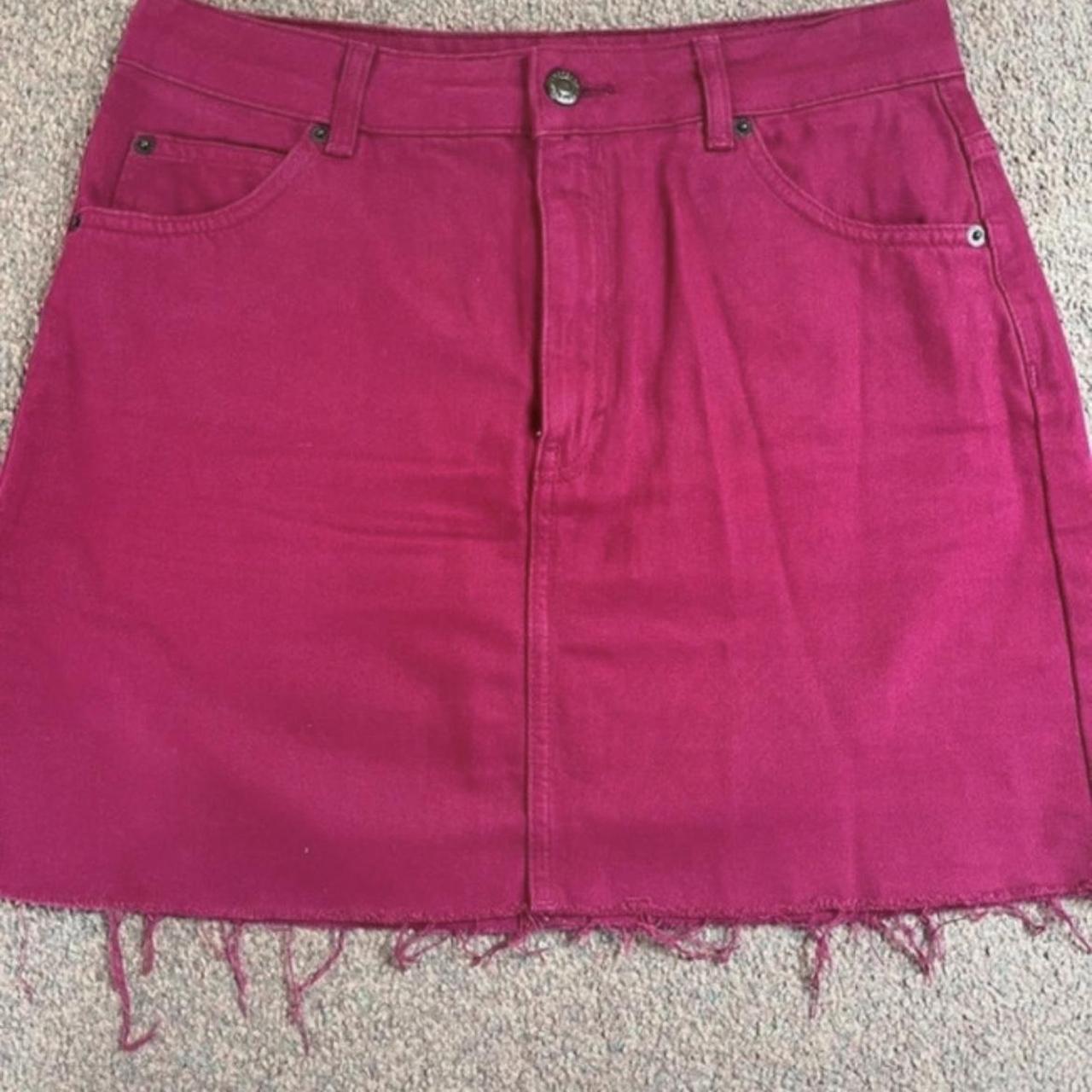 Topshop pink Denim skirt Great condition worn a