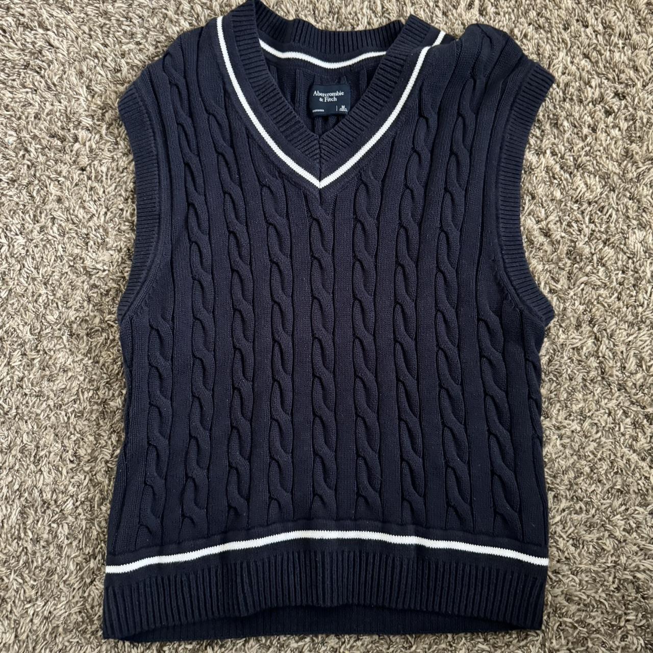 Abercrombie Knit sweater vest - Depop