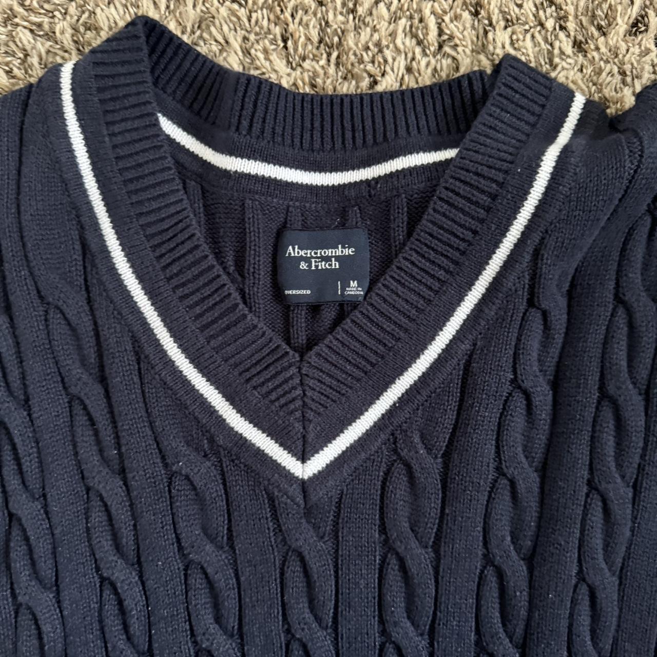 Abercrombie Knit sweater vest - Depop