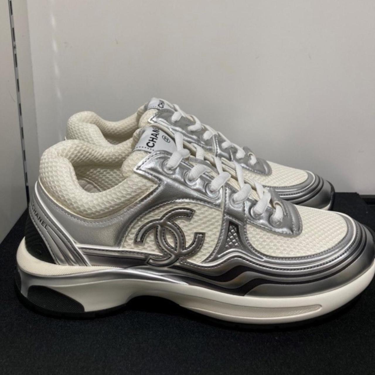 Chanel see thru on sale sneakers