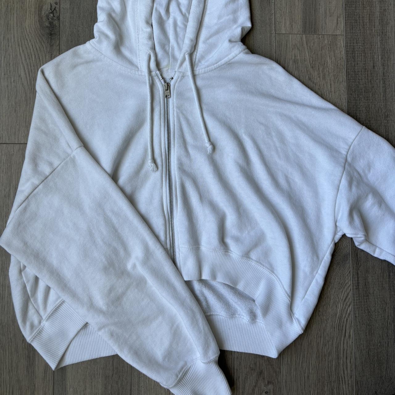 Hollister cropped hoodie, Super thick with a