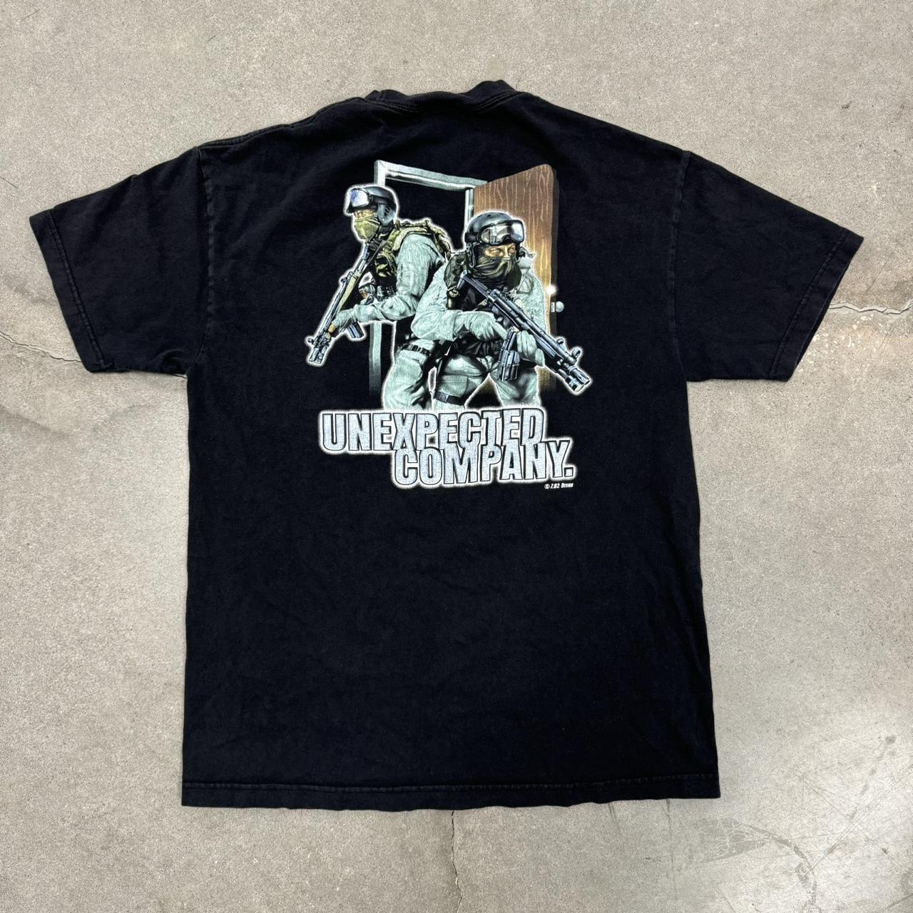 Y2K 7.62 Design “Unexpected Company” Graphic T-Shirt | Depop