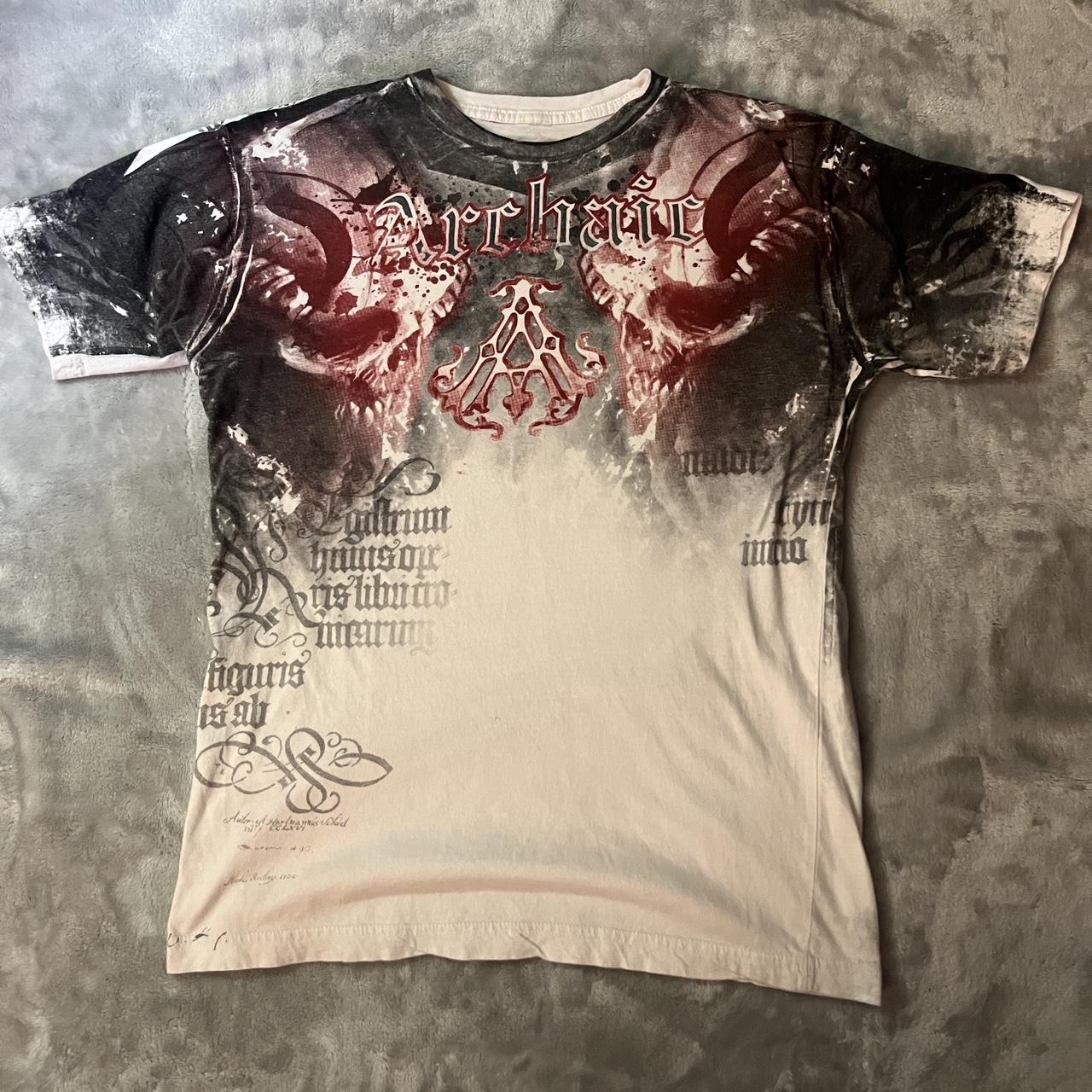 Maglietta Streetwear Nuova Con Etichette Maglietta Uomo ARCHAIC By - Foto 2