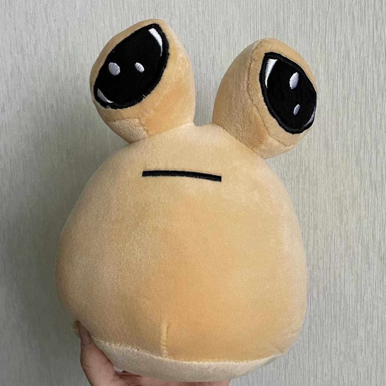 the tiktok alien Pou plushie! - Depop