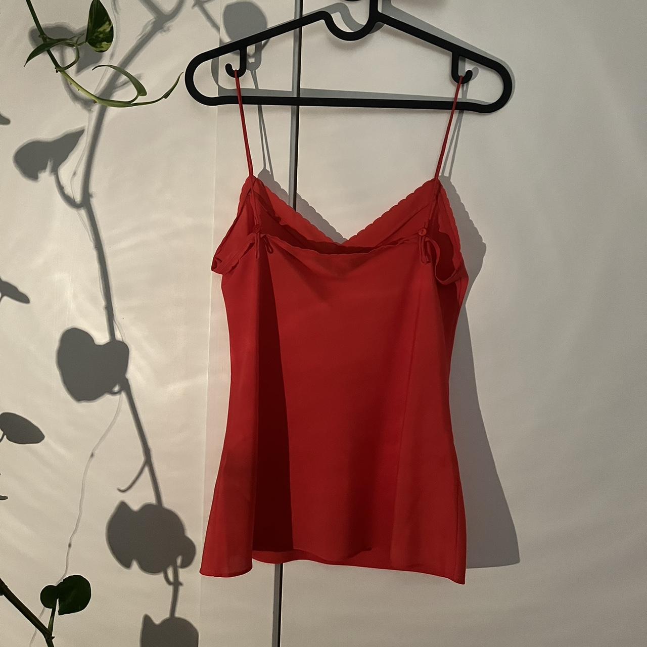 ted baker red singlet 💋 so flattering - Depop