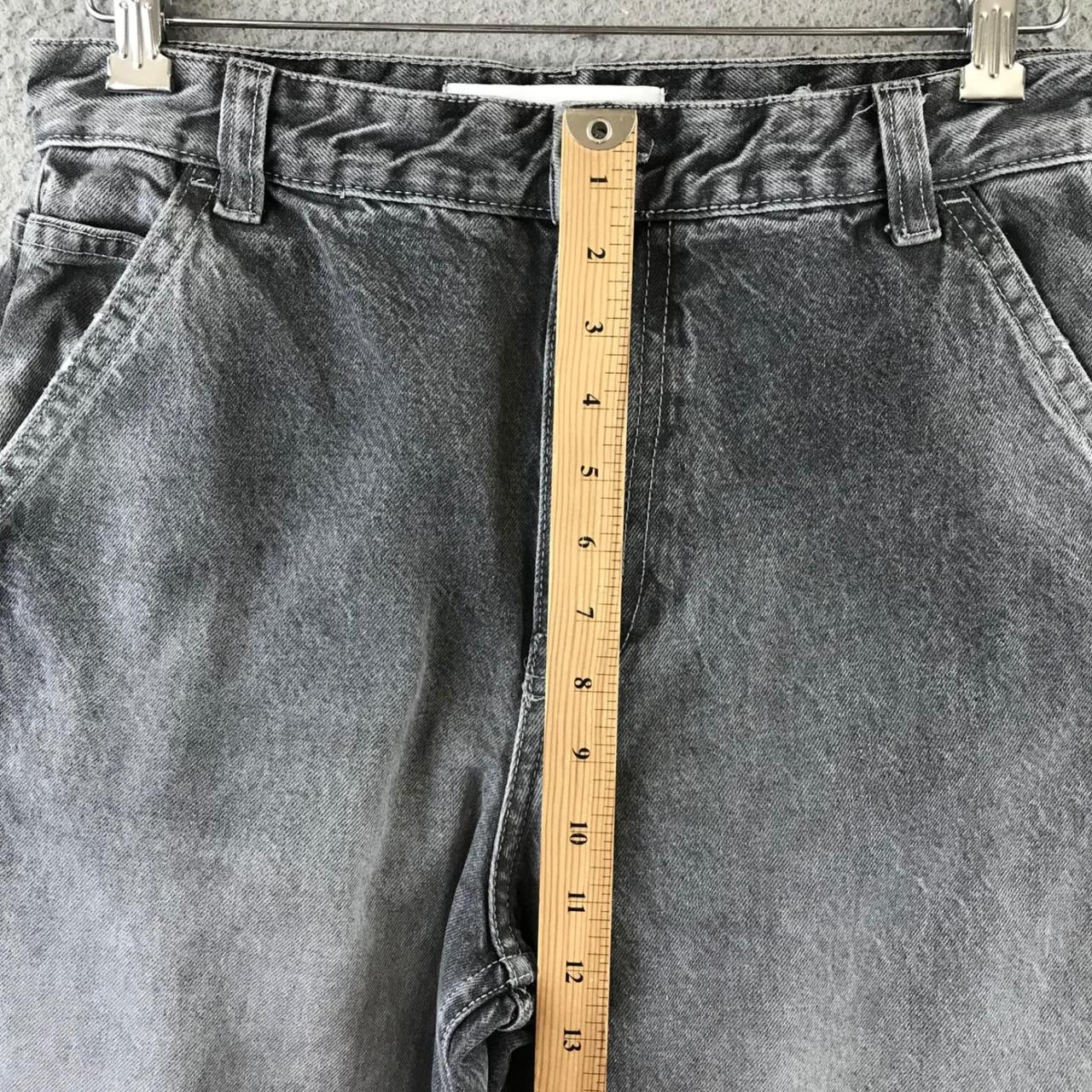 Bershka Women's Distressed Jeans - Grey - 4 – y2K… - image 6