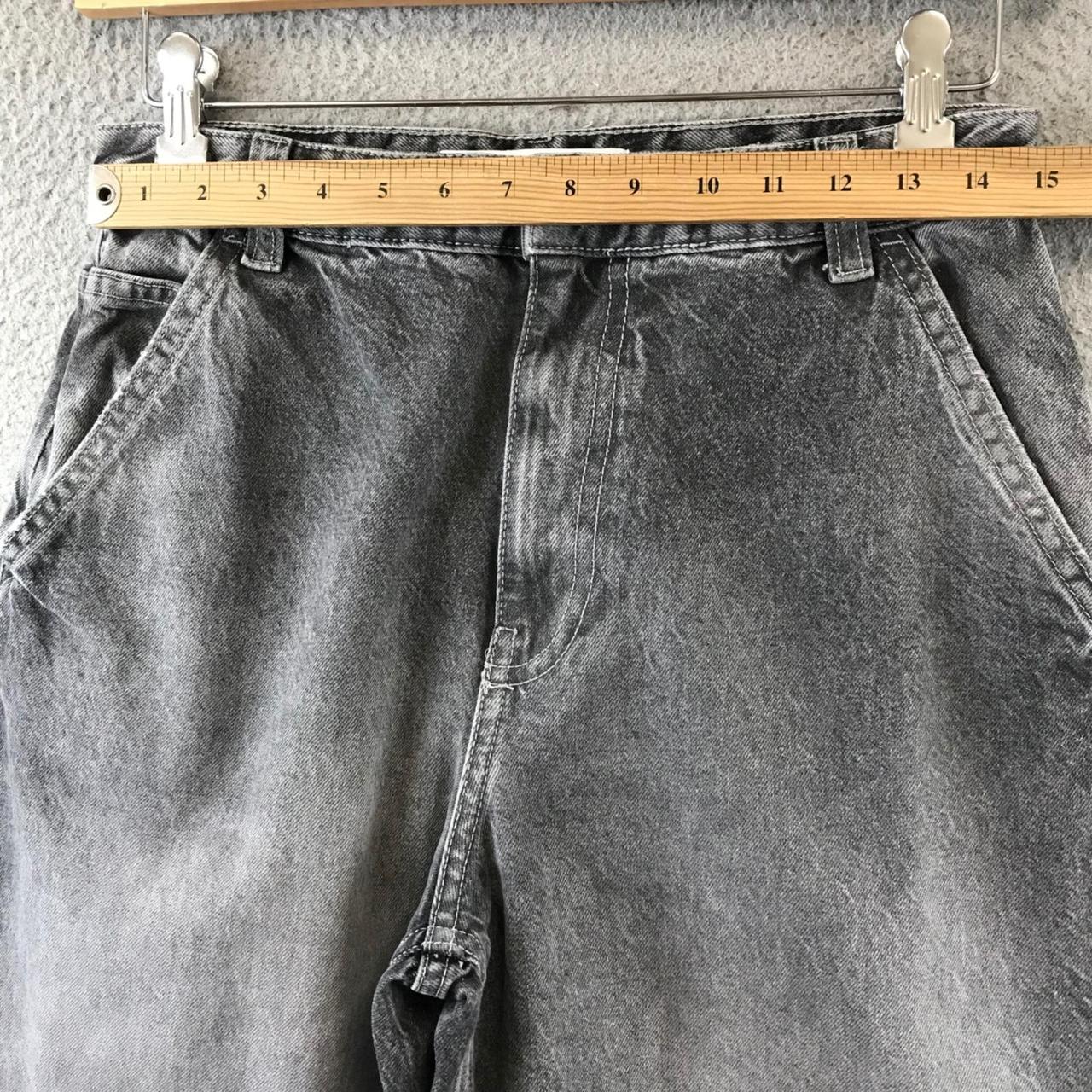 Bershka Women's Distressed Jeans - Grey - 4 – y2K… - image 4