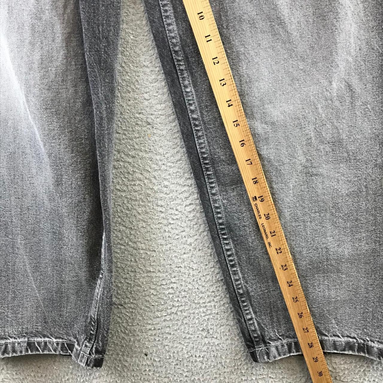 Bershka Women's Distressed Jeans - Grey - 4 – y2K… - image 7