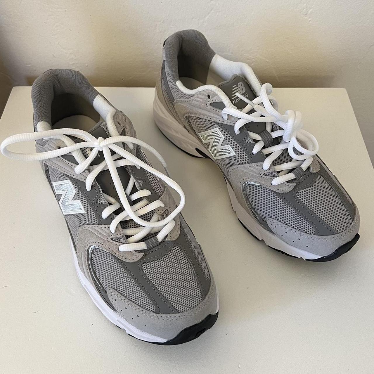 Brand new New Balance 530’s in grey/white Only worn... - Depop