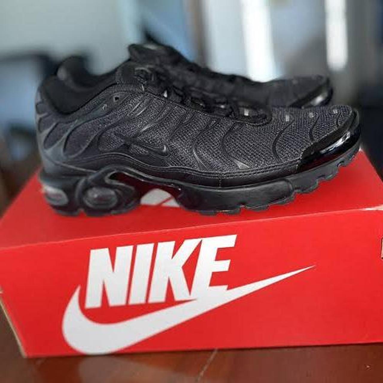 Triple black Nike tns US size 10 - Depop