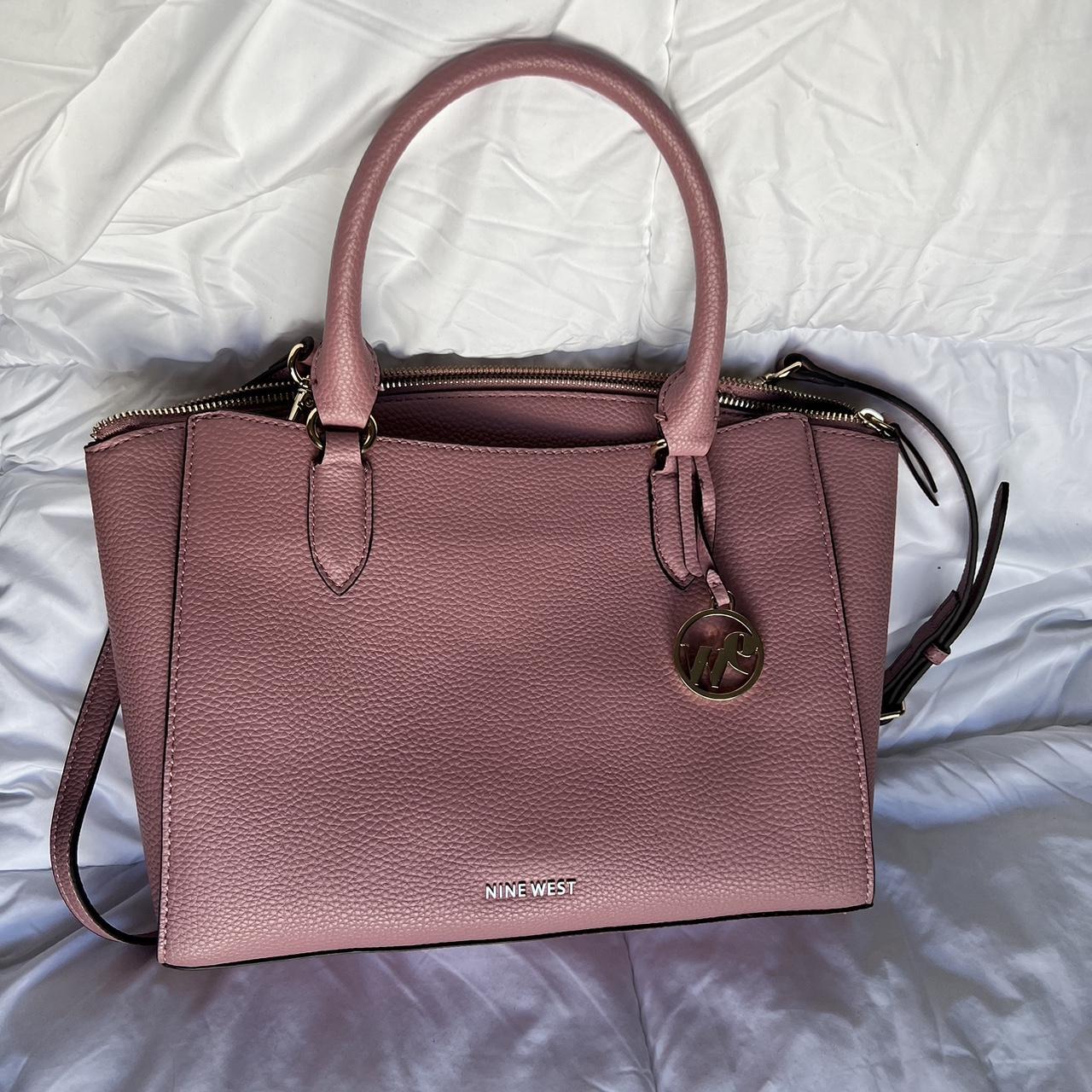 Nine West - NWT - Beautiful Pale Pink & Grey purse/tote. in 2024 | Grey  purses, Purses, Pink grey