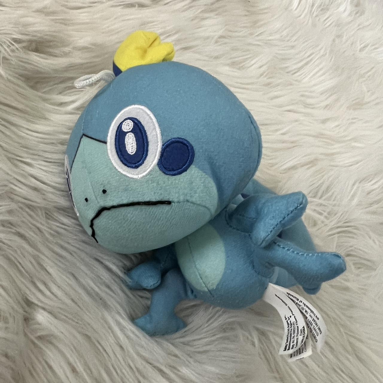 Nintendo Pokemon Trading Card Game Sobble Toy Plush Doll Blue Frog WCT 10” outlets Inch