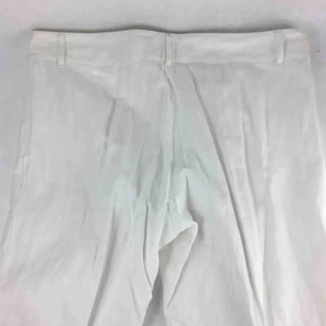 Just Cavalli Mens Dress Pants White Lined Flat Front... - Depop