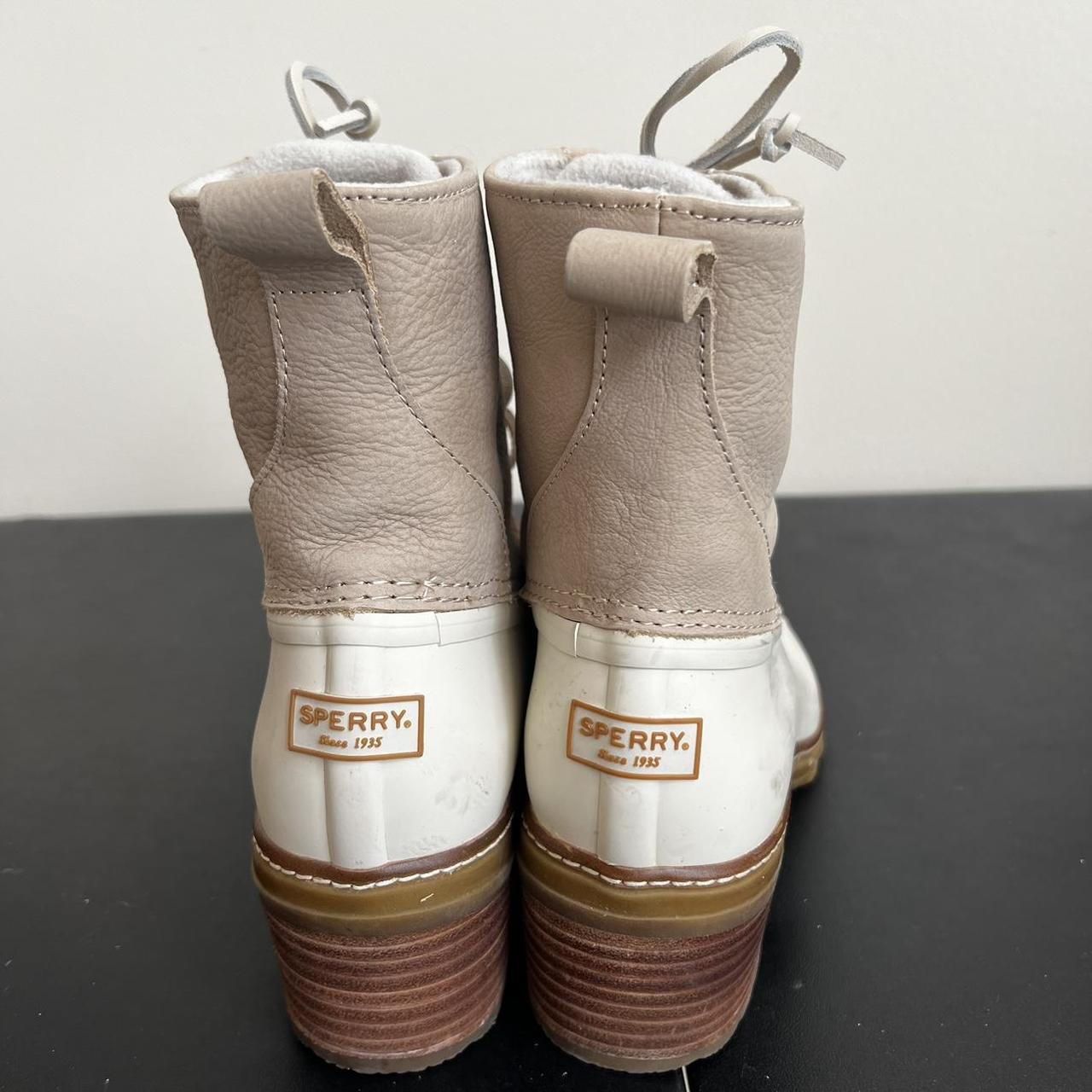 Sperry Boots Women's Saltwater Serpent Leather Duck Boot