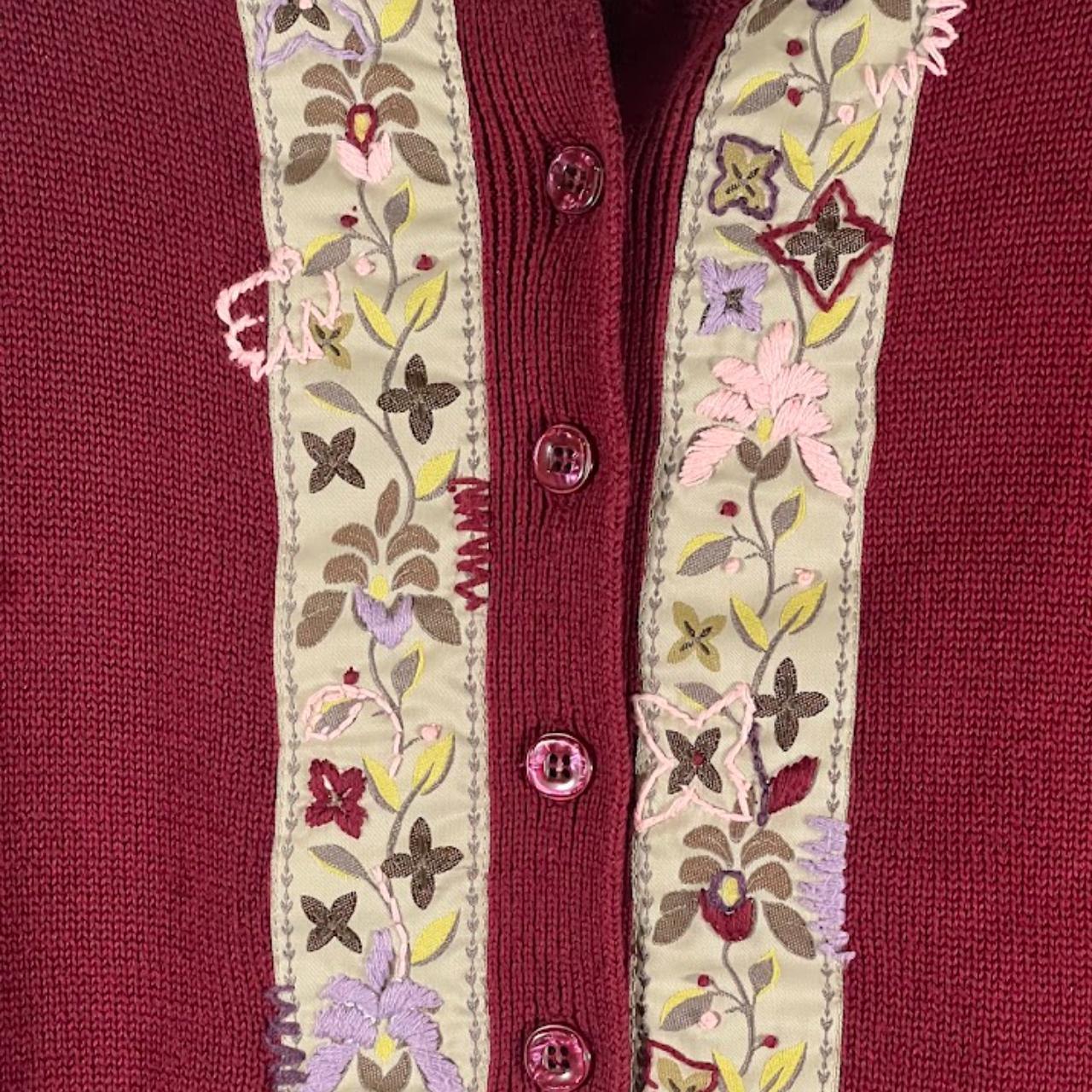 Burgundy deals Christopher & Banks Cardigan