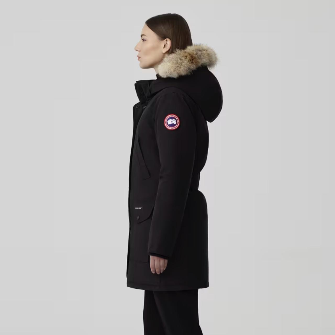 Canada Goose black trillium parka coat with Depop