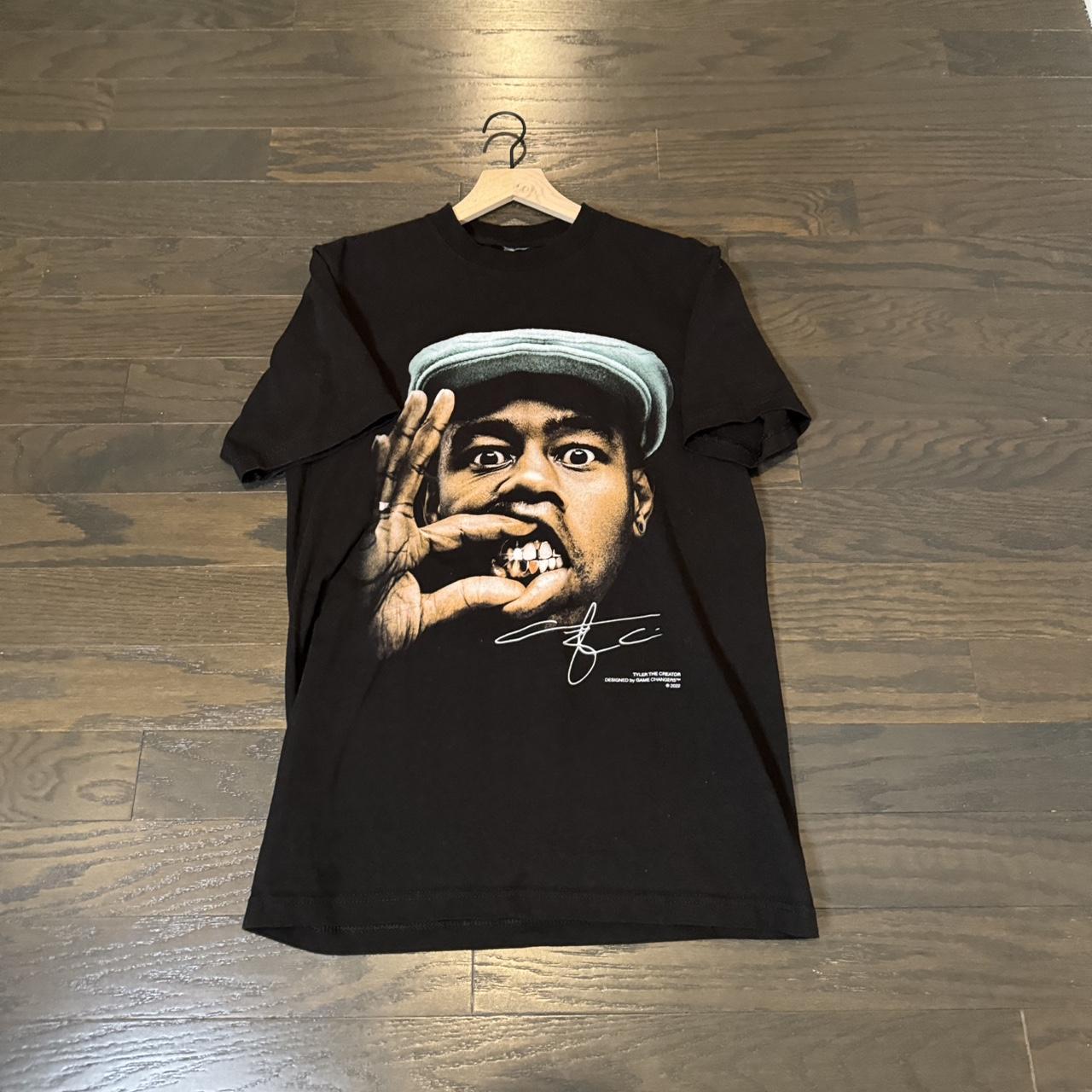 Tyler the creator big face tee, good condition.... - Depop