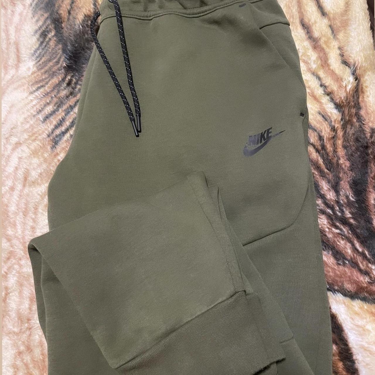 olive green nike tech pants