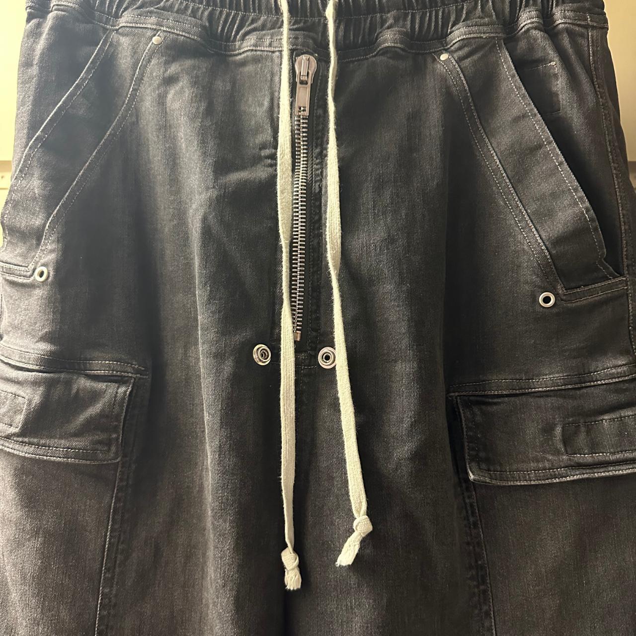 Rick Owens SS23 EDFU DOUBLE CARGO JUMBO BELA Dark | Depop