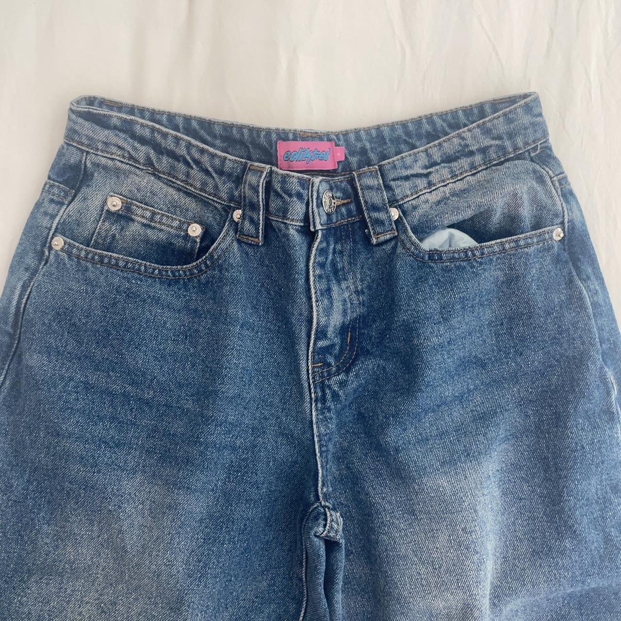 Edikted Carpenter Low Rise Jeans SIZE SMALL Barely... - Depop