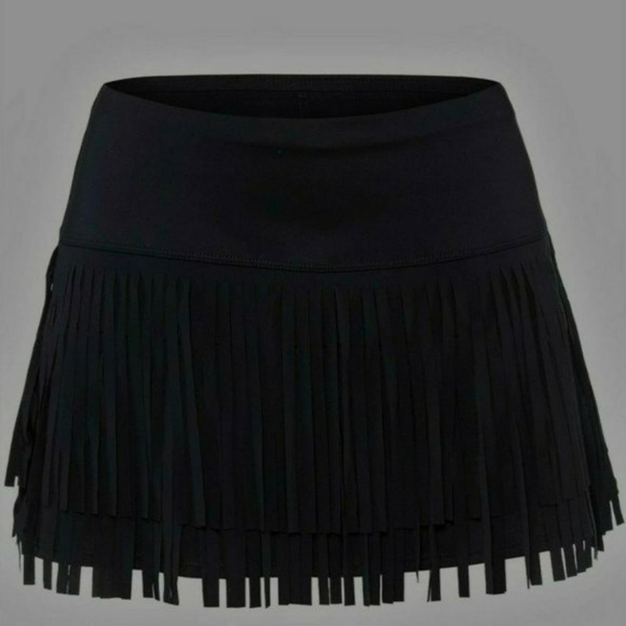 Lucky In Love Fringe Tennis Skirt Skort built in