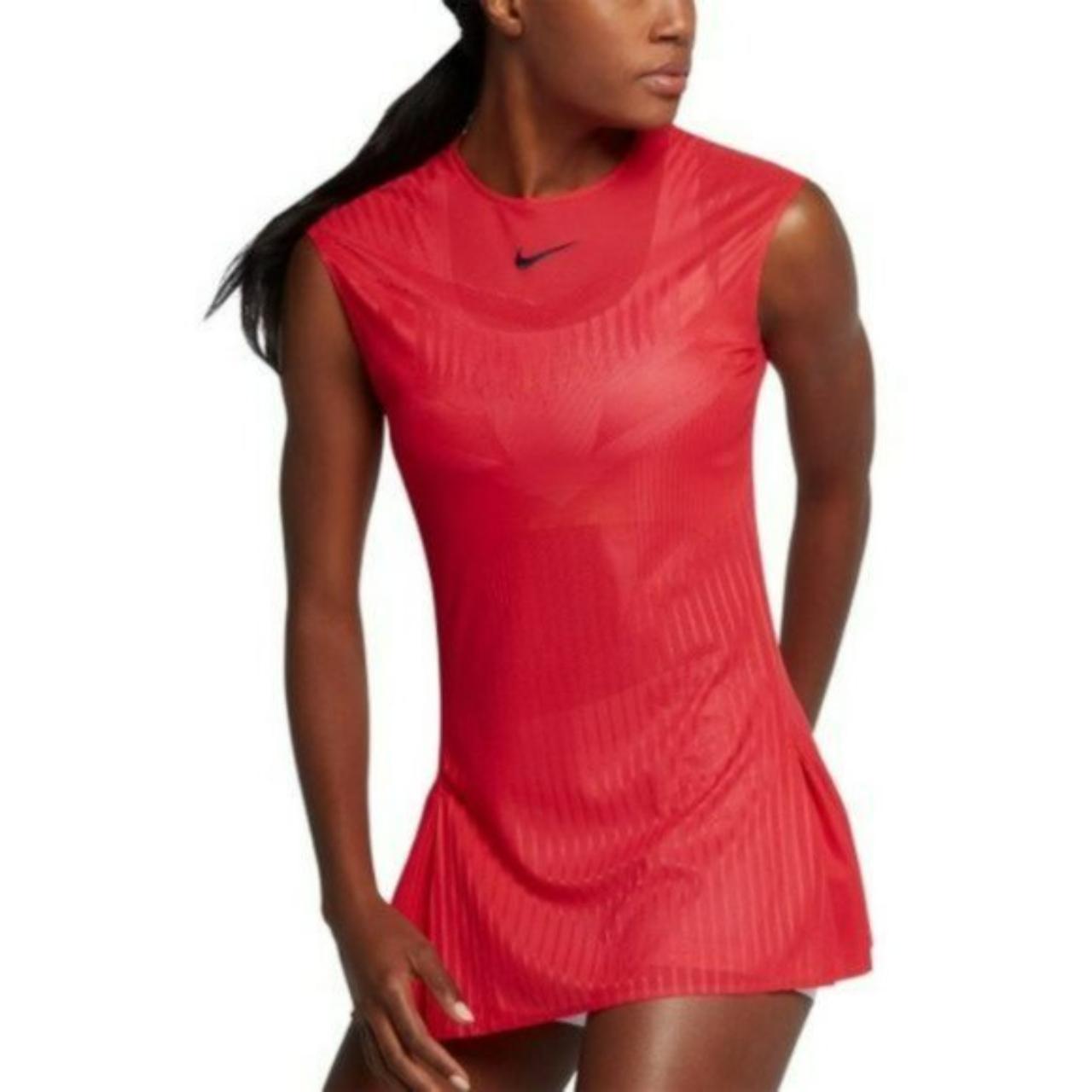 nike tennis dress red