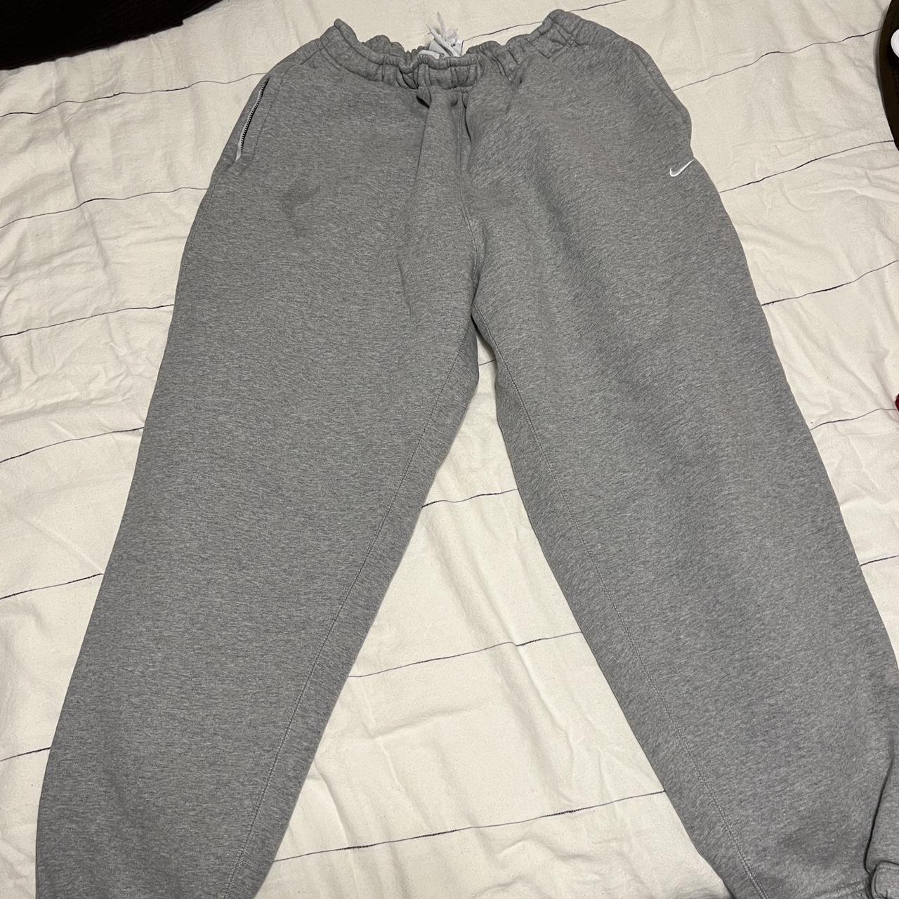 mens grey nike sweat pants