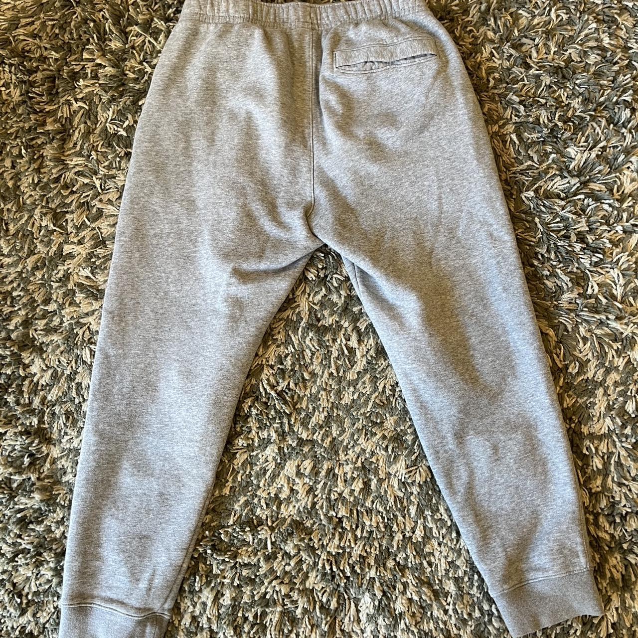 mens grey nike fleece joggers