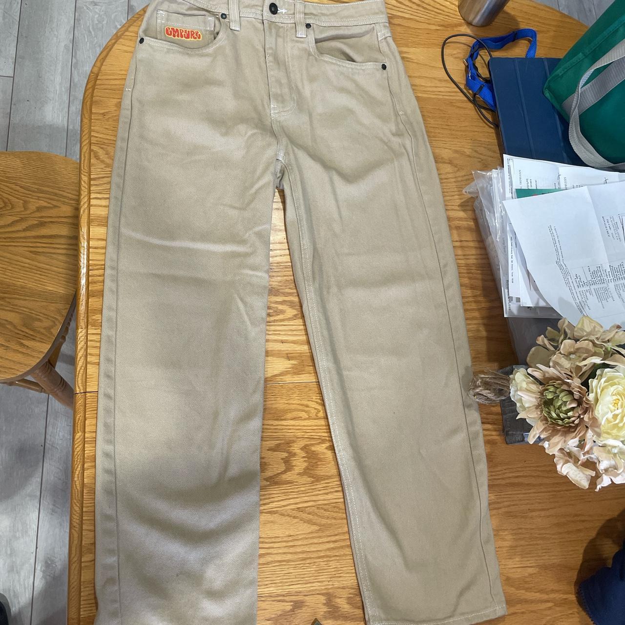 Tan Empyre jeans Size 28 Only worn a few times with... - Depop