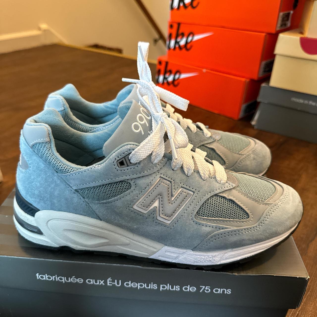 Kith x New Balance 990v2 “Storm Blue”, 9/10...