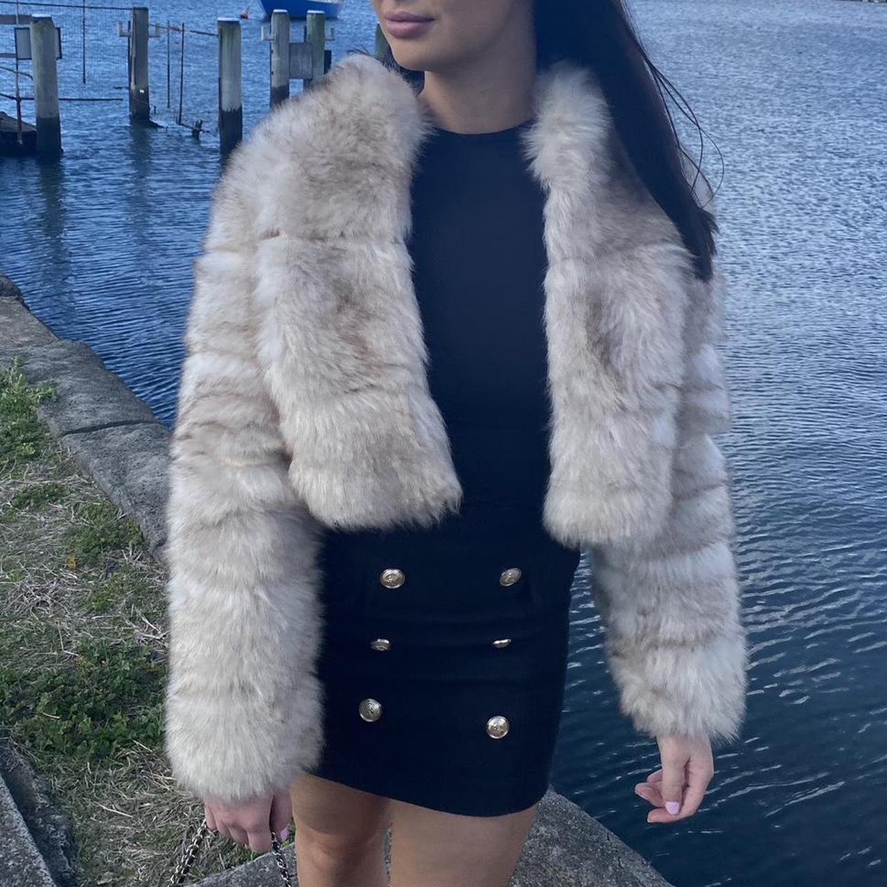 Tatiana Jacket Cropped Faux Fur Jacket Australia Tatiana Faux Fur