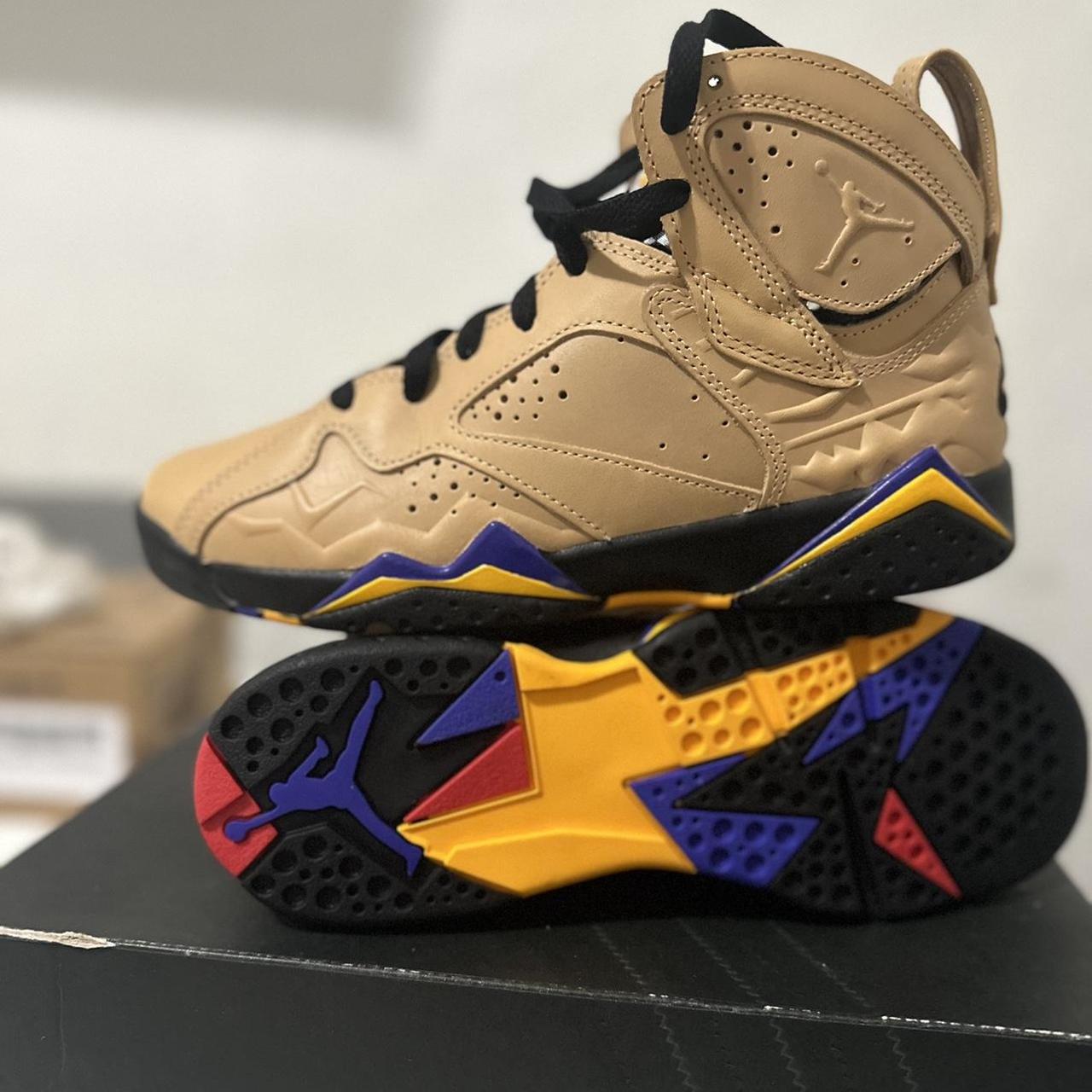 tan jordan 7s