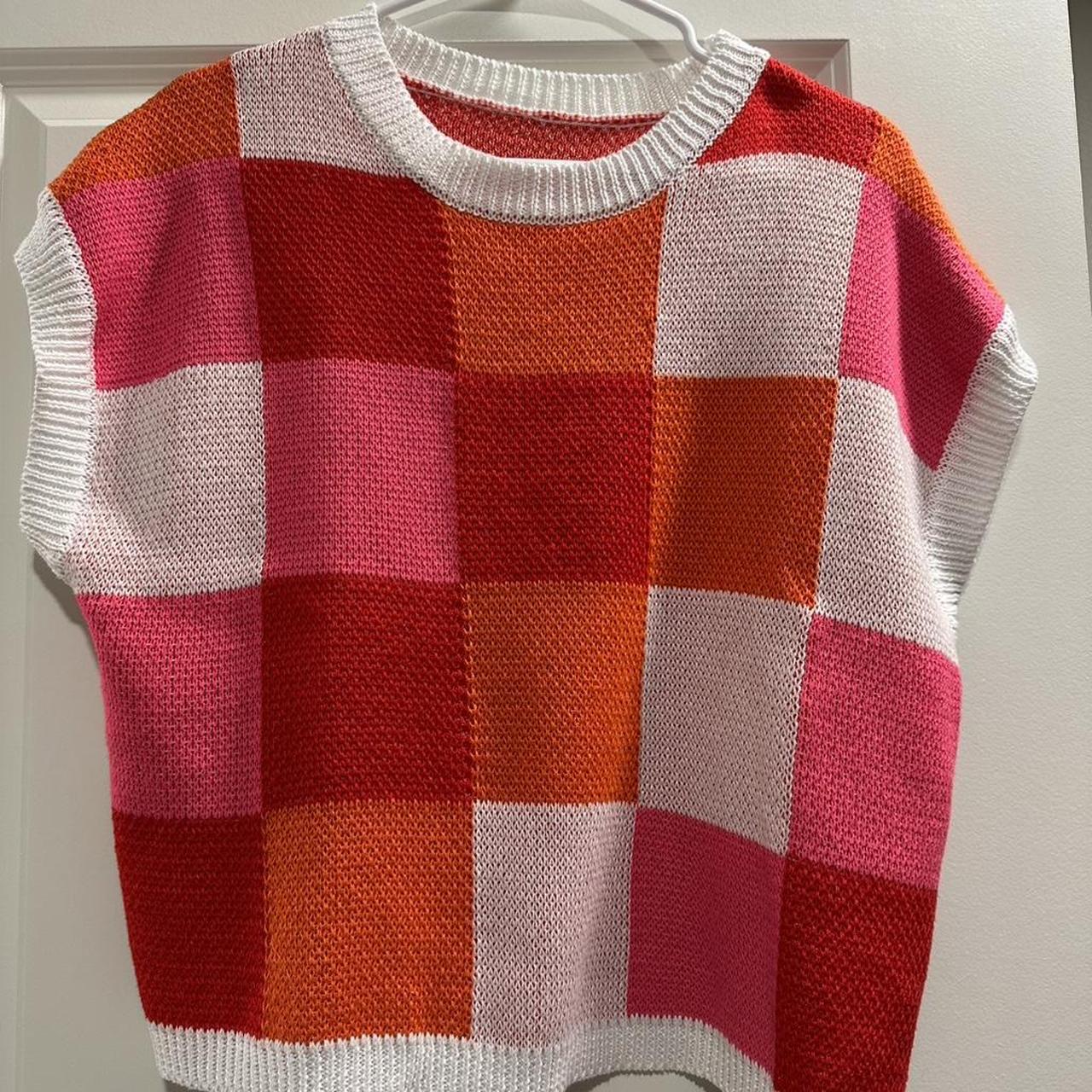 Women's Sweater - Multi - S – Multi-coloured knit… - image 1