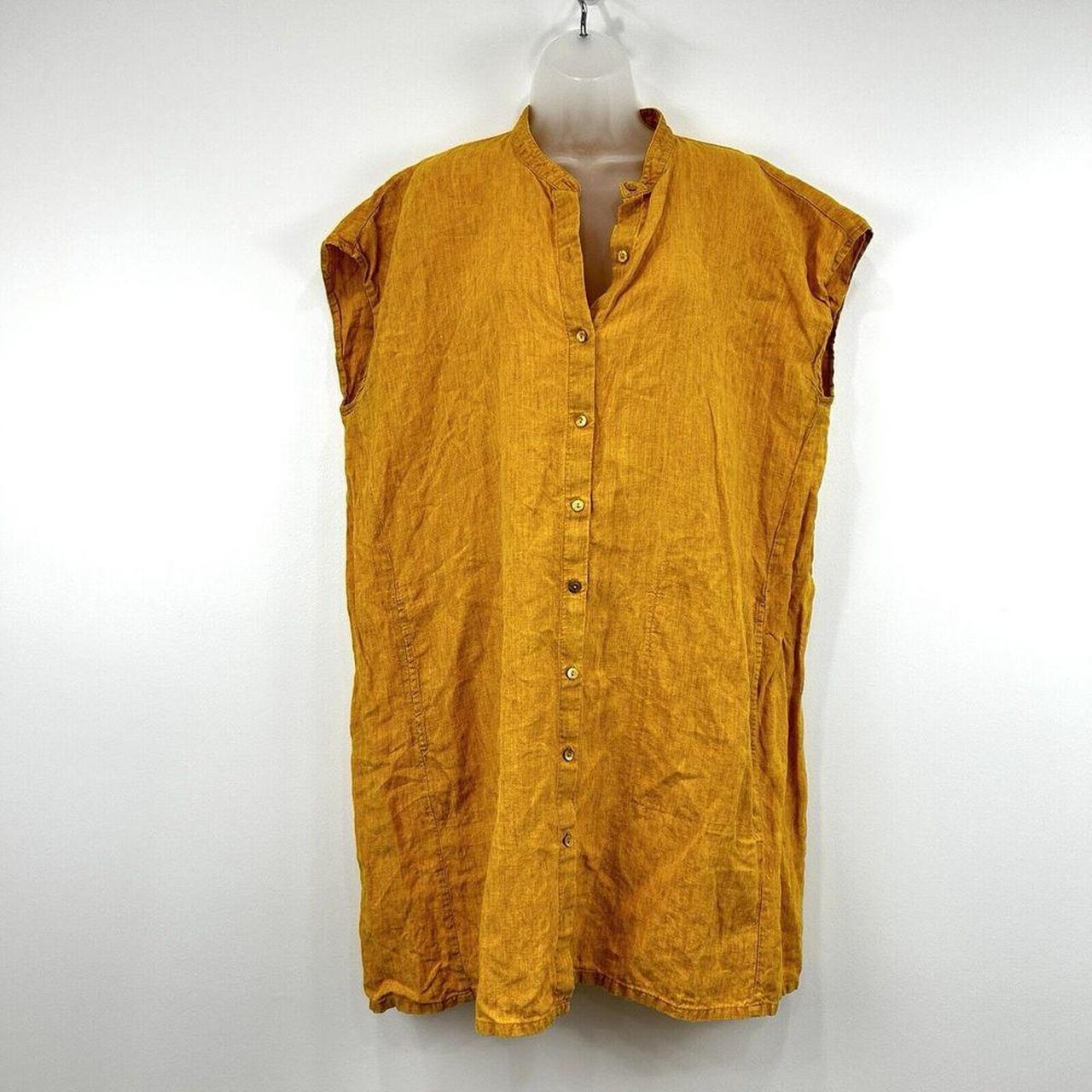 Eileen fisher yellow dress best sale