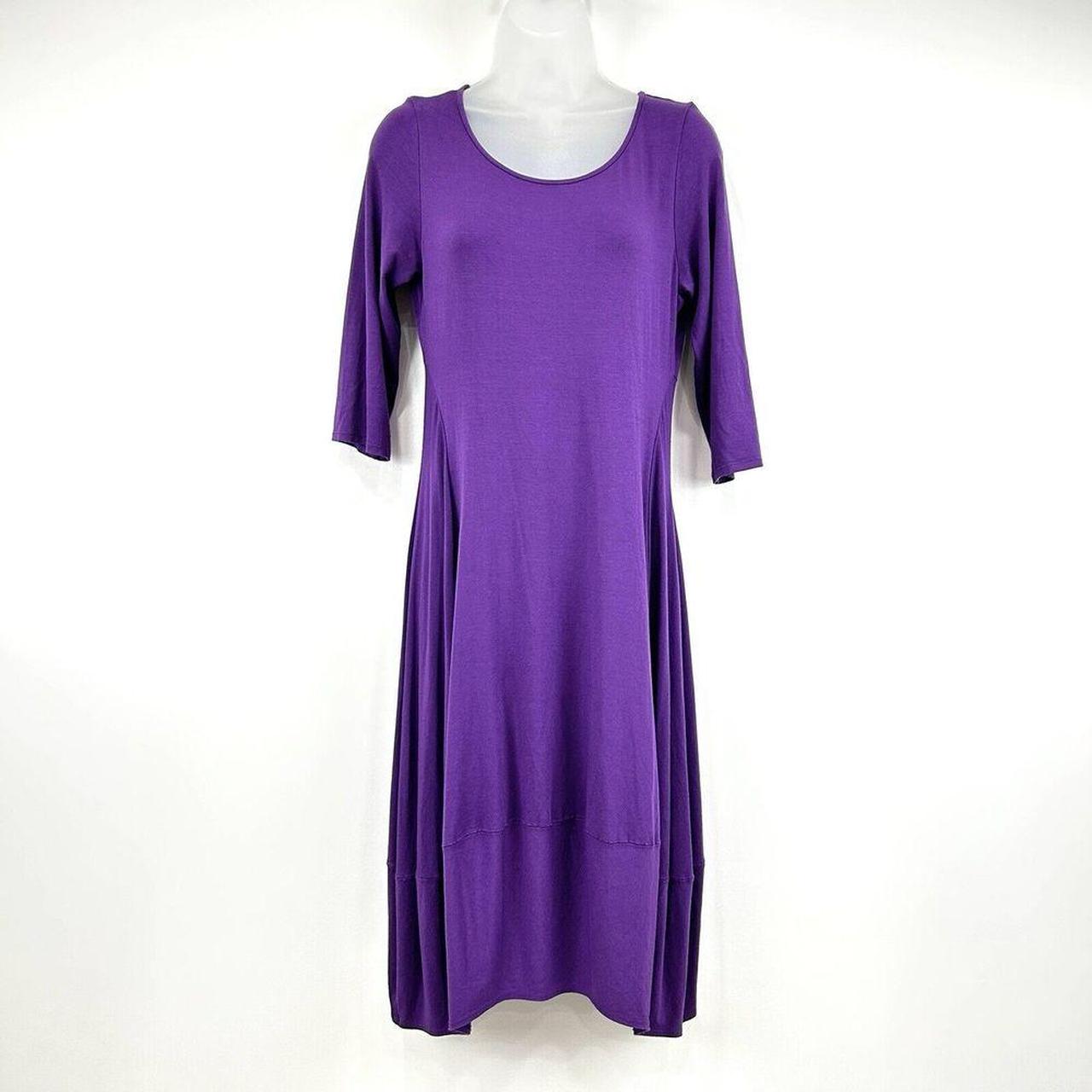 Eileen Fisher Dress Women s S Purple Lantern Stretch. Depop