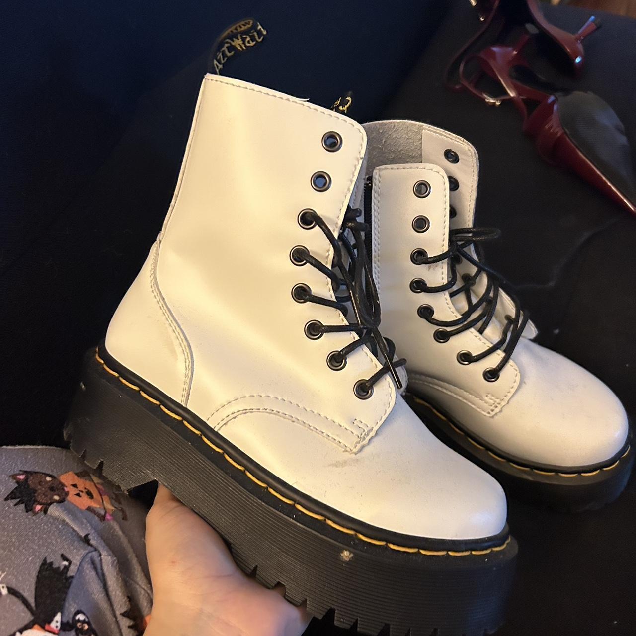 youth white doc martens