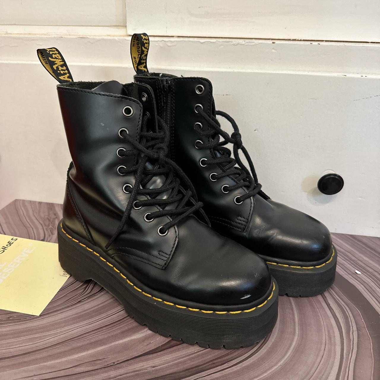 Dr. Marten Jadon Platform Combat Boot. In great... - Depop