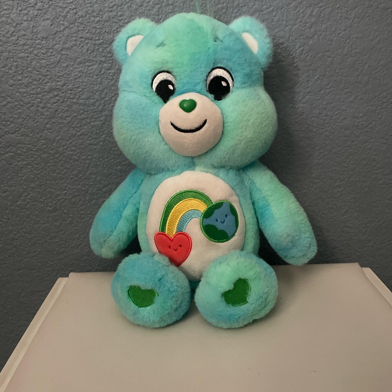 Care bear stuffed animal made from recycled... - Depop