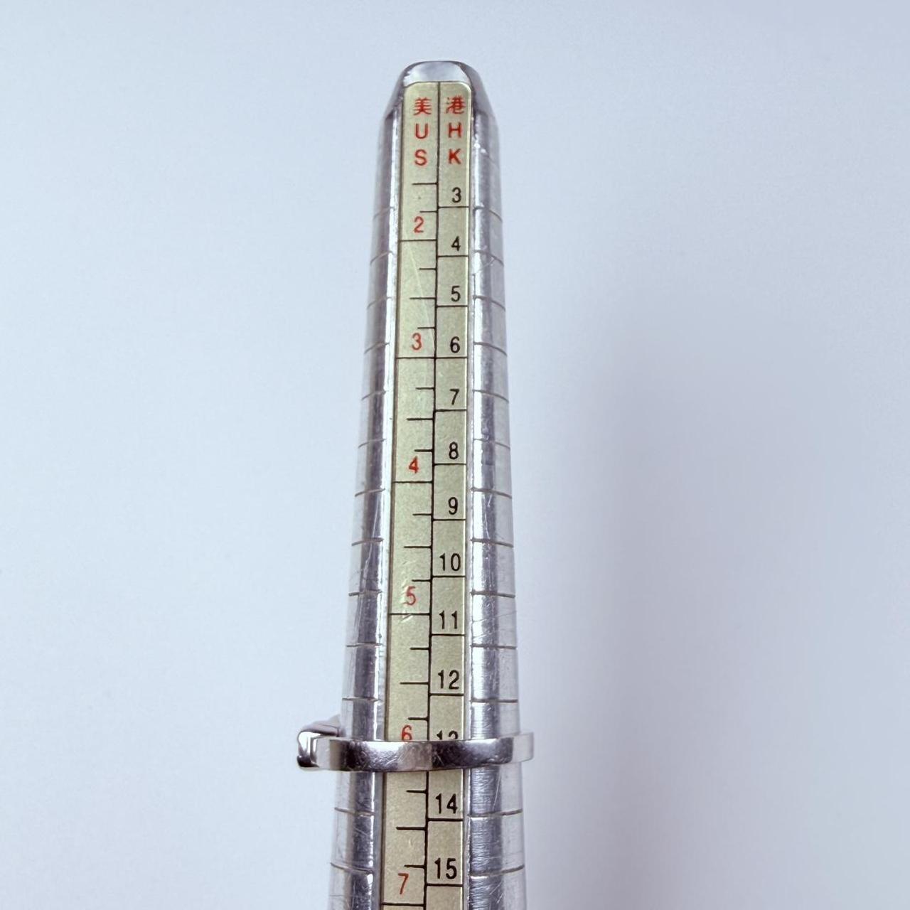 Women's Ring - White/Silver – 14K Solid White Gol… - image 7