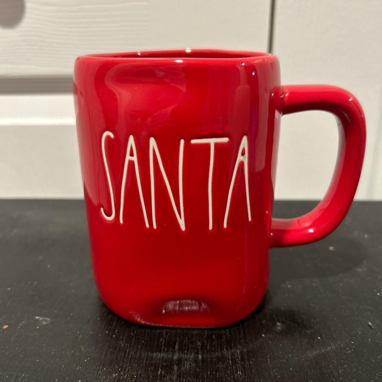 Rae dunn Christmas santa mug Depop