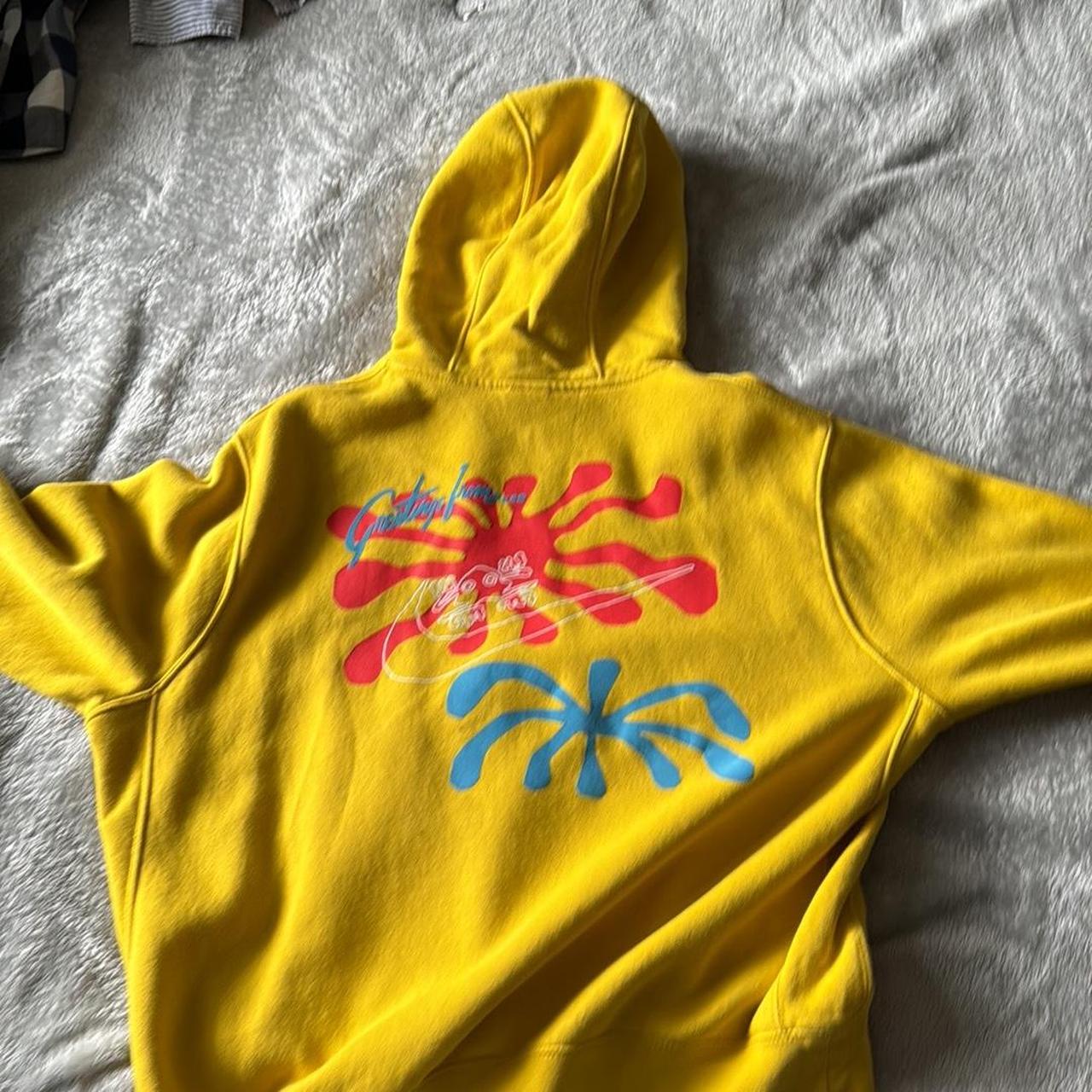 mens nike yellow hoodie