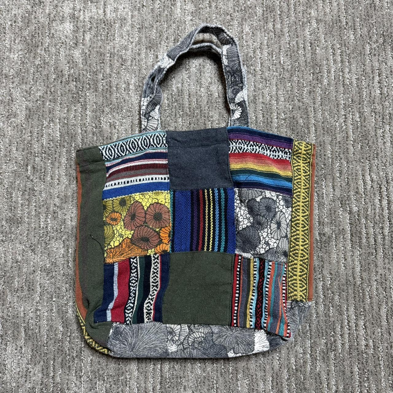 Women's Bag - Multi – Multicolor patchwork tote b… - image 3