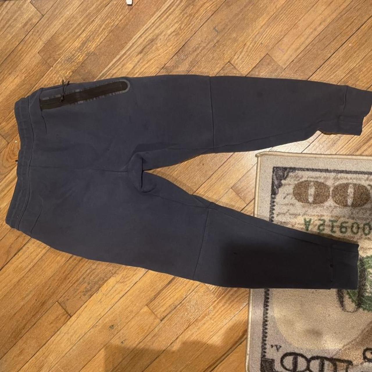 mens navy nike tech joggers