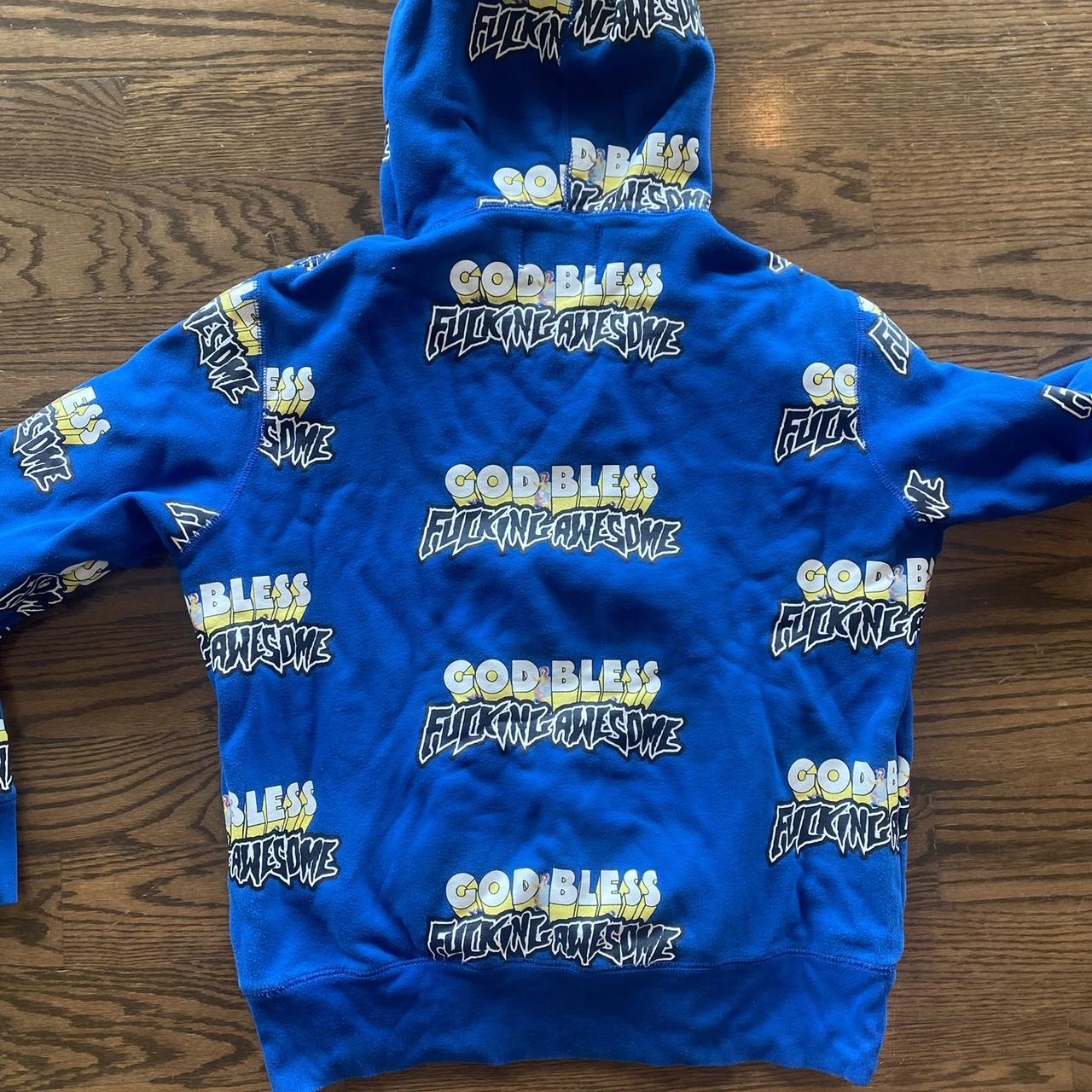 Fucking Awesome Fucking Awesome All Over Zip Up Hoodie | Grailed