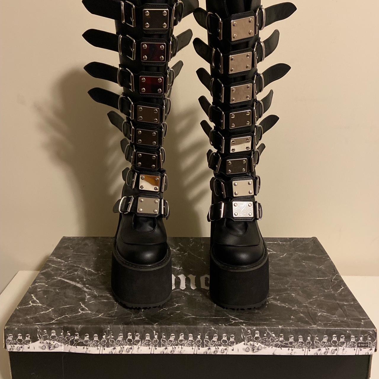 Demonia Women's Platform Boots - Black - US 6 – S… - image 3