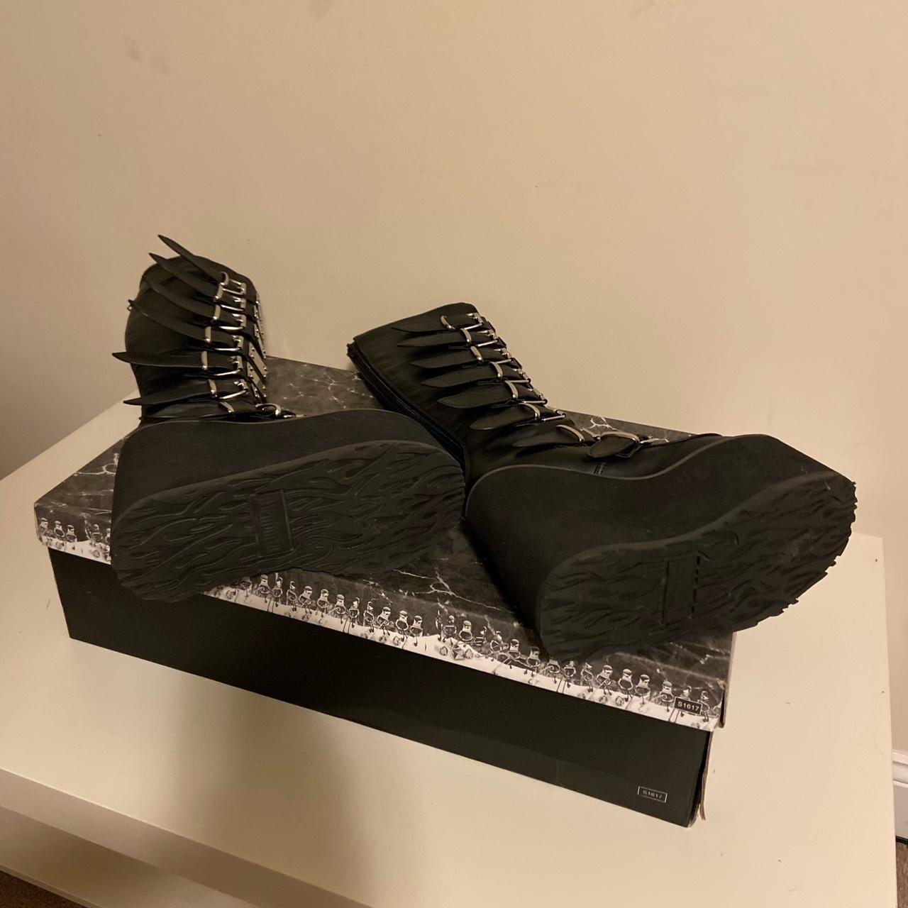 Demonia Women's Platform Boots - Black - US 6 – S… - image 5