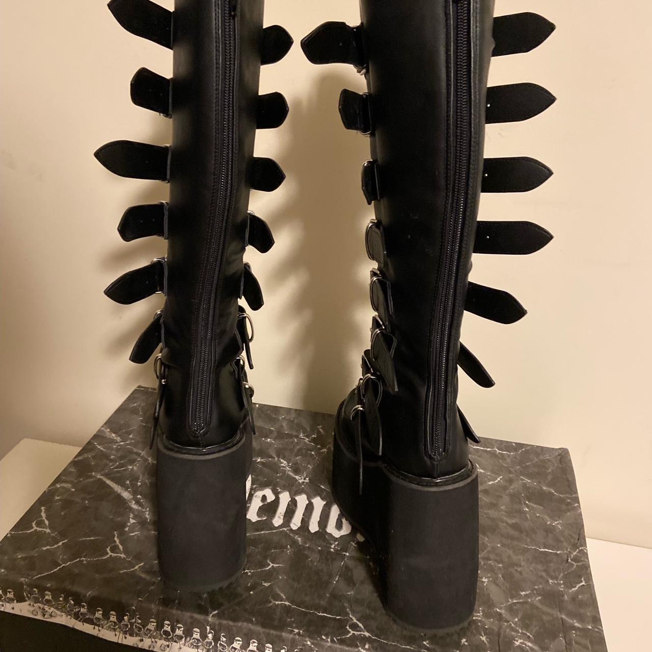 Demonia Women's Platform Boots - Black - US 6 – S… - image 4