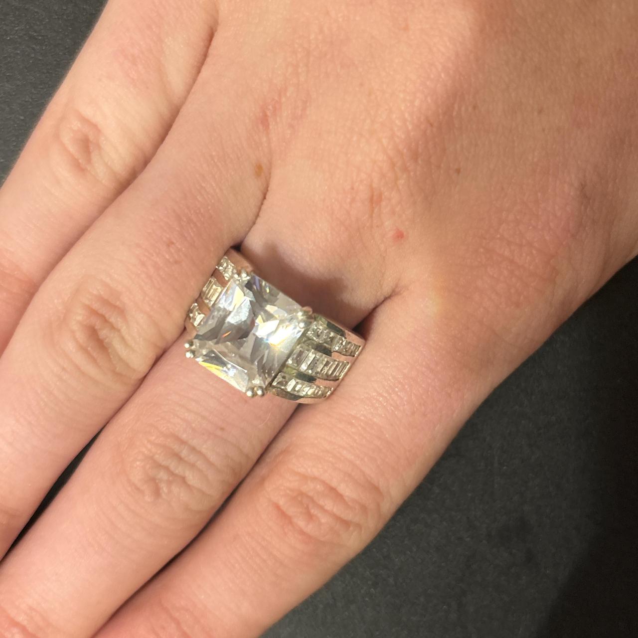 Women's Ring - Silver – Big statement piece ring,… - image 1