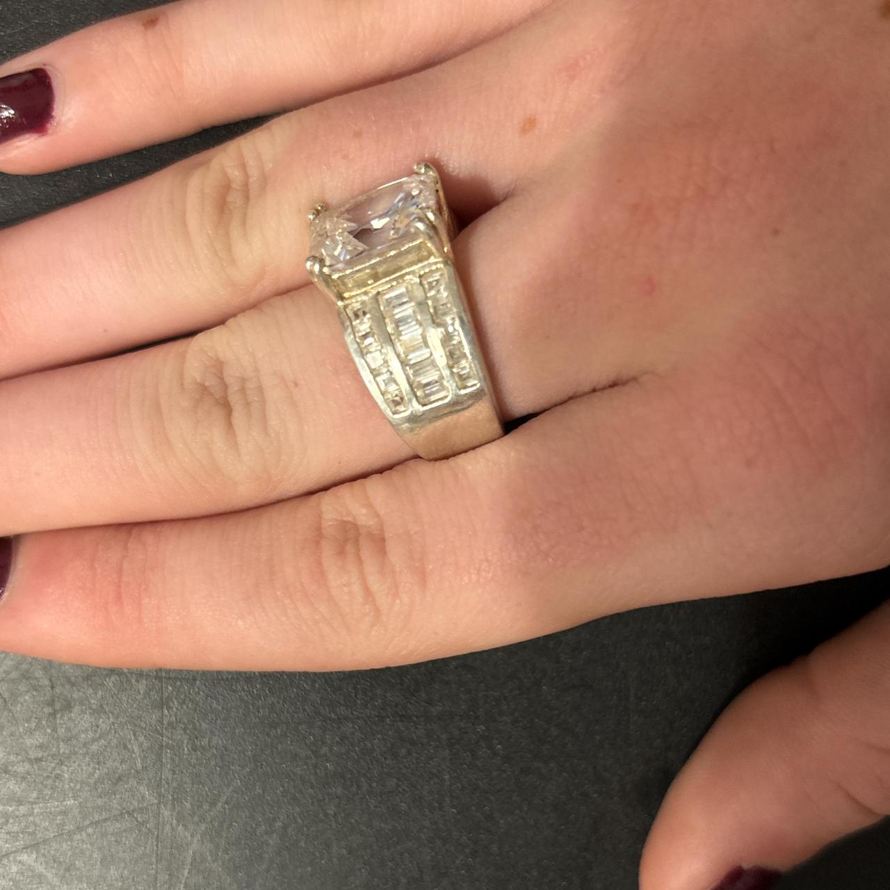 Women's Ring - Silver – Big statement piece ring,… - image 2